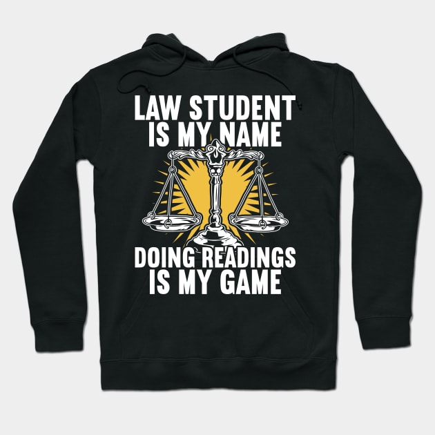 Law Student Attorney Lawyer Hoodie by medd.art